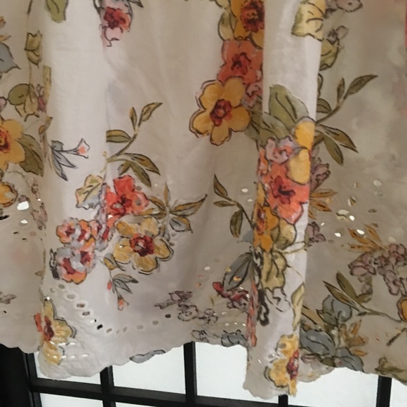 2/$15 Lauren Conrad top babydoll tank eyelet - Picture 4 of 7